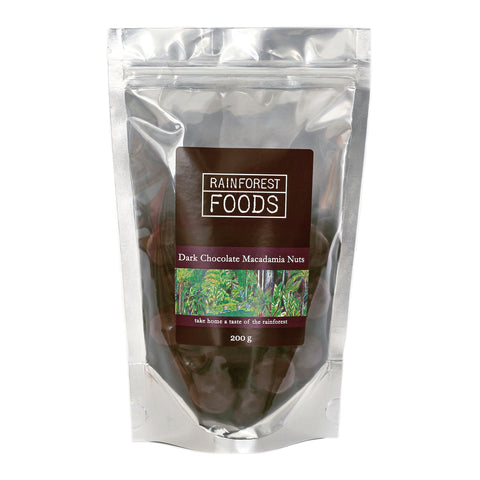 Dark Chocolate Macadamia Nuts 200g