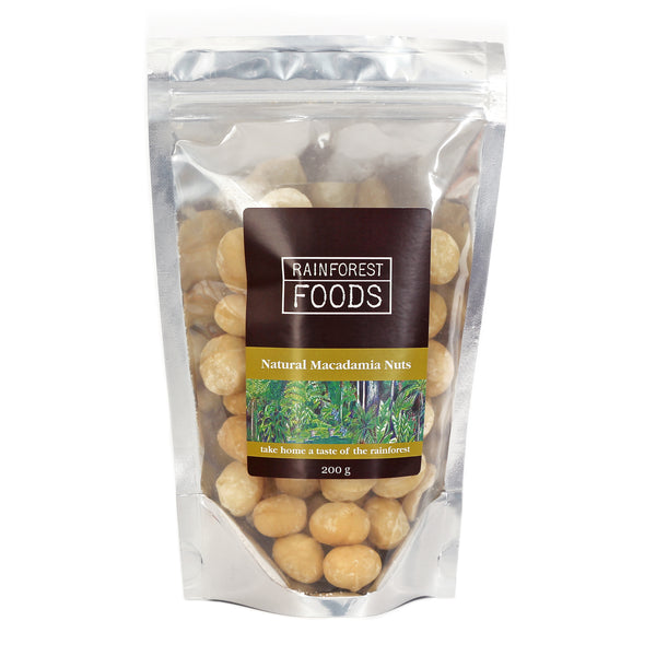 Natural Macadamia Nuts 200g